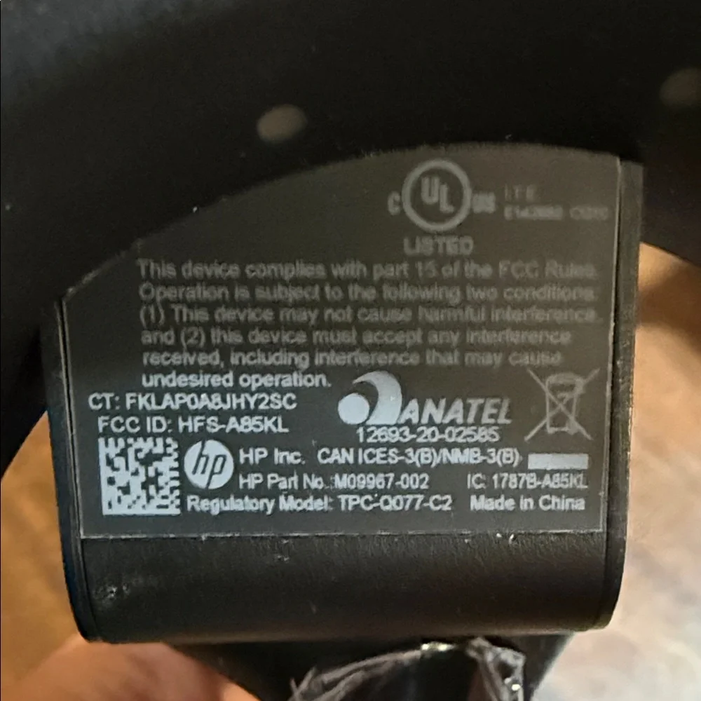 HP Black VR Controller Left